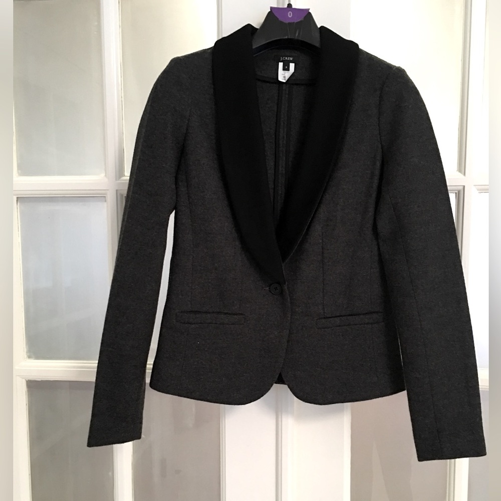 JCrew Wool Tuxedo Jacket